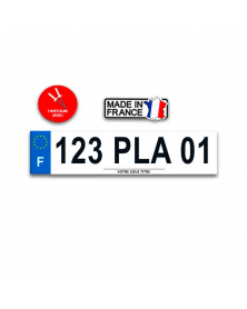 Ancien modèle, plaque immatriculation | Mongrossisteauto.com