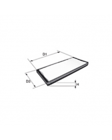 Filtre, air de l'habitacle MECAFILTER EKR7151 adaptable BMW| Mongrossisteauto.com