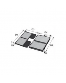 Filtre, air de l'habitacle MECAFILTER JLR7210 adaptable TOYOTA | Mongrossisteauto.com