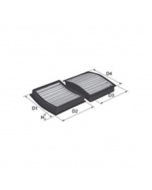 Filtre, air de l'habitacle MECAFILTER JLR7065 adaptable BMW | Mongrossisteauto.com