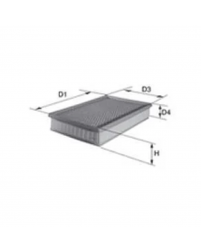 Filtre à air MECAFILTER JLP3943 adaptable VAG | Mongrossisteauto.com