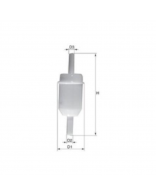 Filtre à carburant MECAFILTER ELG5213 adaptable JOHN DEERE KHD MERCEDES | Mongrossisteauto.com