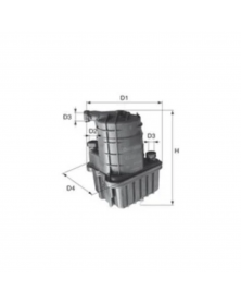 Filtre à carburant MECAFILTER ELG5348 adaptable RENAULT | Mongrossisteauto.com