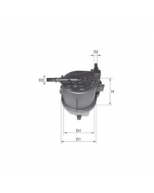 Filtre à carburant MECAFILTER ELG5376 adaptable FORD MAZDA | Mongrossisteauto.com