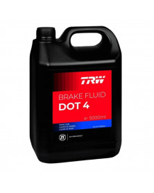 Liquide de frein, DOT 4, 5L - TRW | Mongrossisteauto.com