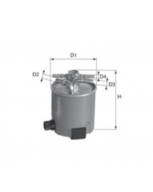 Filtre à carburant MECAFILTER ELG5440 adaptable RENAULT | Mongrossisteauto.com