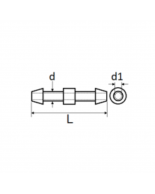 Raccord tuyau lave glace, 2 voies, ø4,5mm - Restagraf | Mongrossisteauto.com