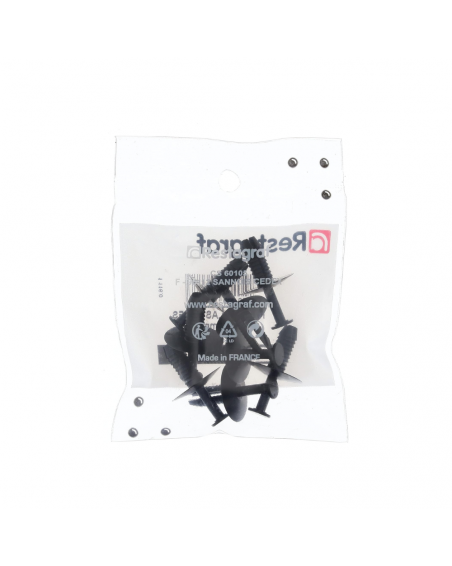 Rivets Plastique Restagraf Pour Bouclier Renault Clio/Twingo - Lot De 6, Réf. 10185
