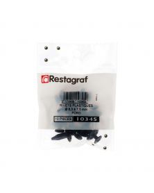 Rivet plastique, pare boue et carter d’aile, ø6,3 mm à 7,5 mm, x10 - Restagraf | Mongrossisteauto.com