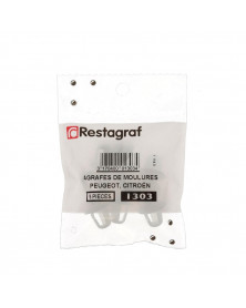 Agrafe de moulure, ceinture de caisse, 9,5 mm, 8 pcs - Restagraf | Mongrossisteauto.com