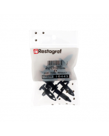 Rivet plastique, pare boue et carter d’aile, ø8 mm à 8.25 mm, x8 - Restagraf l Mongrossisteauto.com