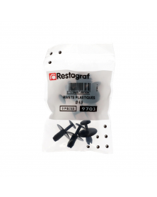 Rivet plastique, insonorisant capot, ø6.5 mm, x8 - Restagraf | Mongrossisteauto.com