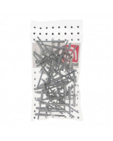 Rivet, tête large, aluminium 4,8 x 18 mm, 44 pcs - Restagraf | Mongrossisteauto.com