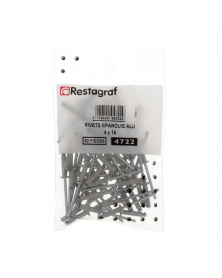 Rivet épanoui, blanc, 4x16mm, 52pcs - Restagraf | Mongrossisteauto.com