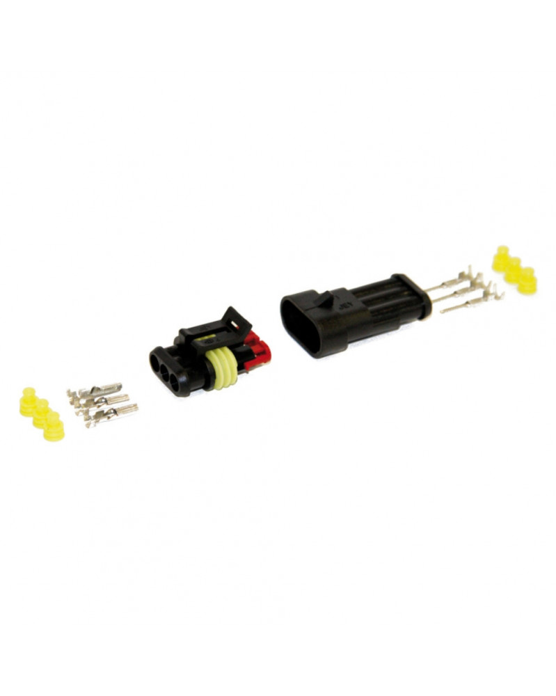 kit connecteur étanche 3 voies 0,75 à 1,5 mm² série 1,5 - Restagraf | Mongrossisteauto.com