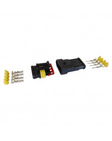 Kit connecteur étanche 4 voies 0,75 à 1,5 mm² série 1,5 - Restagraf | Mongrossisteauto.com