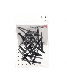 Rivet expansé, bouclier, noir, ø4.8 x 20.5 mm, 20pcs - Restagraf | Mongrossisteauto.com