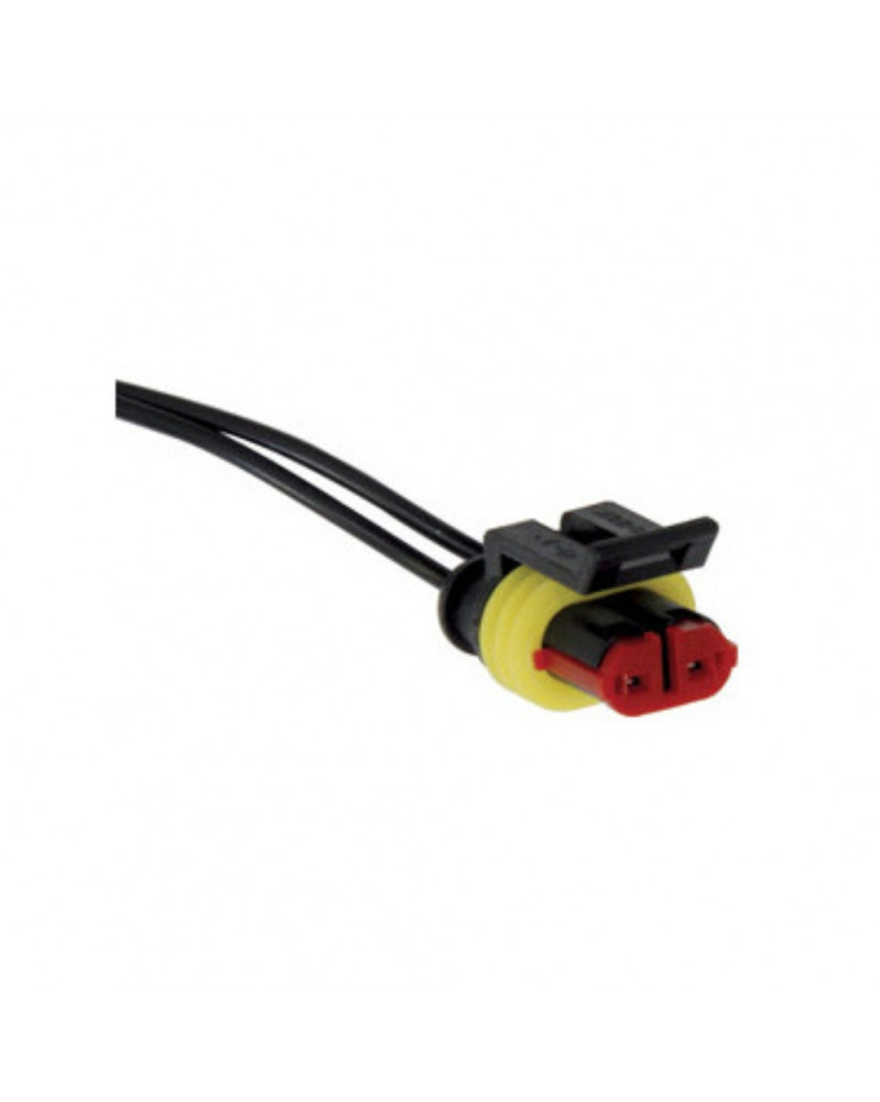 Connecteur pré-câblé 2 voies mâle 1 mm², série 1,5 étanche -Restagraf | Mongrossisteauto.com