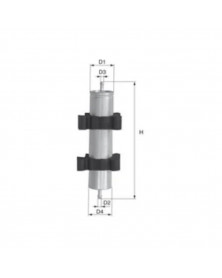 Filtre à carburant MECAFILTER ELG5361 adaptable ROVER | Mongrossisteauto.com