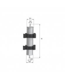 Filtre à carburant MECAFILTER ELG5426 adaptable VAG | Mongrossisteauto.com