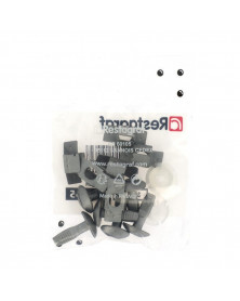 Fixations ¼ de tour, carénage sous moteur, 18 pcs - Restagraf | Mongrossisteauto.com