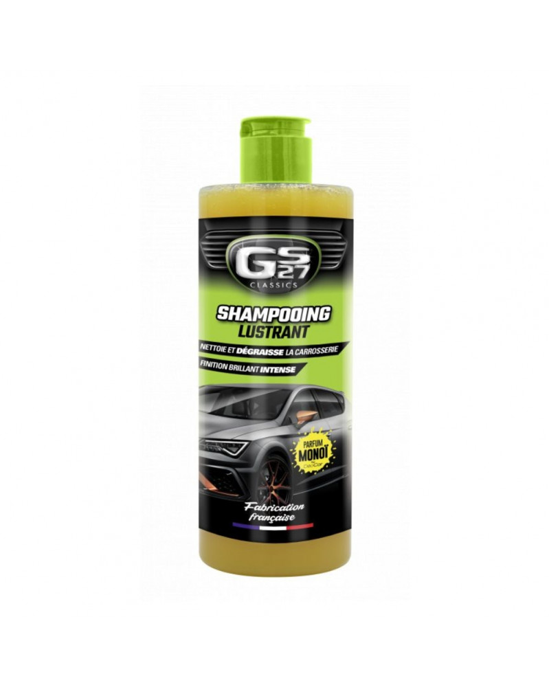 Shampoing lustrant voiture, parfum Monoï, 500 ml - GS27 | Mongrossisteauto.com