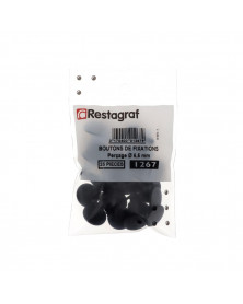 Agrafes de garnissage, garniture intérieure, ø 6,5 mm, 25 pcs - Restagraf  | Mongrossisteauto.com