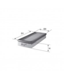 Filtre à air MECAFILTER ELP9168 adaptable FORD ROVER | Mongrossisteauto.com