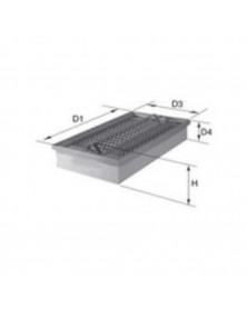 Filtre à air MECAFILTER ELP3337 adaptable FORD MERCEDES-BENZ | Mongrossisteauto.com