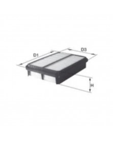 Filtre à air MECAFILTER ELP9421 adaptable KIA | Mongrossisteauto.com