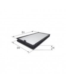 Filtre, air de l'habitacle MECAFILTER ELR7103 adaptable RENAULT PSA | Mongrossisteauto.com