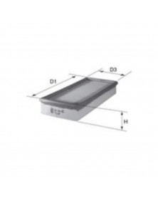 Filtre à air MECAFILTER ELP9359 adaptable DACIA RENAULT | Mongrossisteauto.com