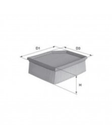 Filtre à air MECAFILTER ELP9581 adaptable MERCEDES-BENZ | Mongrossisteauto.com