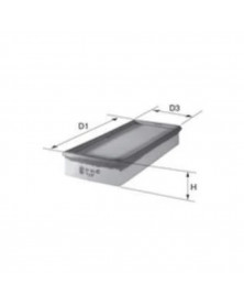 Filtre à air MECAFILTER ELP9572 adaptable ALFA ROMEO | Mongrossisteauto.com