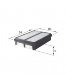 Filtre à air MECAFILTER ELP9571 adaptable TOYOTA | Mongrossisteauto.com