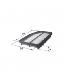 Filtre à air MECAFILTER ELP9563 adaptable MISUBISHI | Mongrossisteauto.com