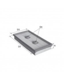Filtre à air MECAFILTER ELP9560 adaptable VAG | Mongrossisteauto.com