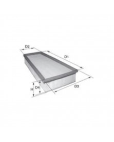 Filtre à air MECAFILTER ELP9523 adaptable RENAULT | Mongrossisteauto.com