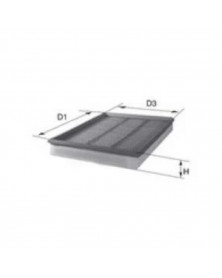 Filtre à air MECAFILTER ELP9487 adaptable RENAULT | Mongrossisteauto.com