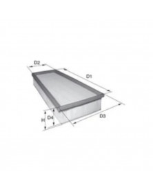 Filtre à air MECAFILTER ELP9482 adaptable RENAULT | Mongrossisteauto.com