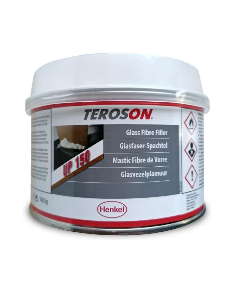 Mastic carrosserie Fibre de verre UP 150  1865g - Teroson | Mongrossisteauto.com