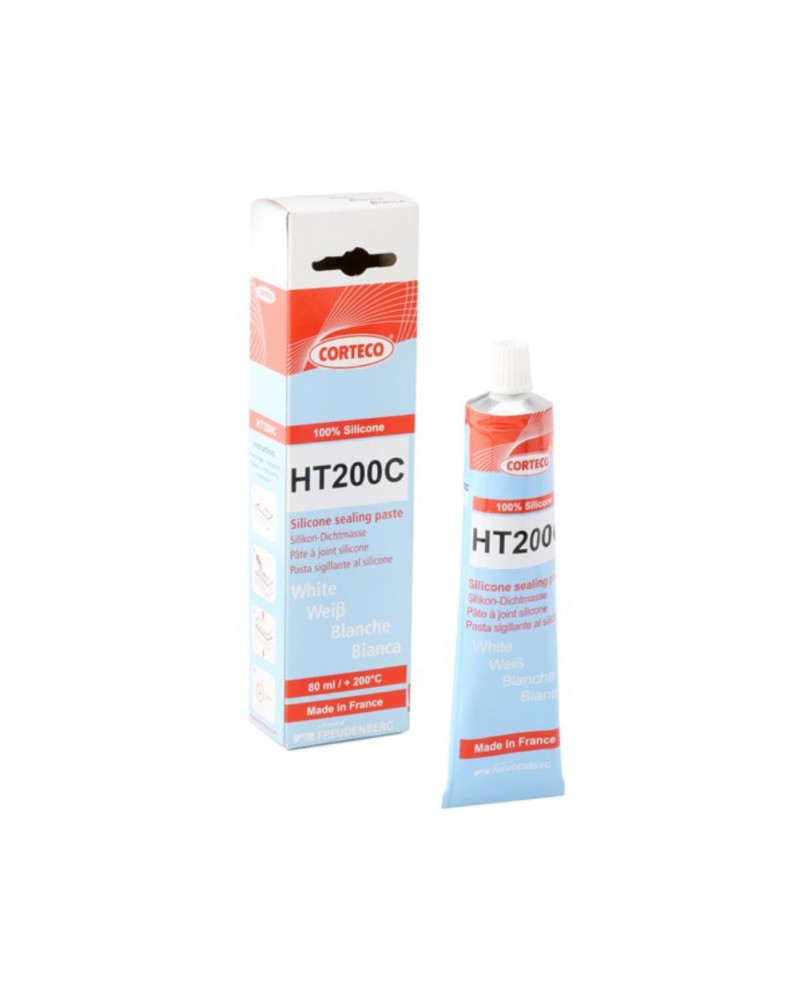 CORTECO HT200C pâte à joint silicone blanc +200° 80ml - Étanchéité et Joints | Mongrossisteauto.com