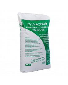 Absorbant végétal, ignifugé, 45 L - Cobic | Mongrossisteauto.com