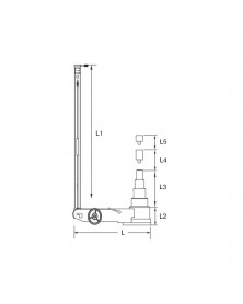 Cric hydropneumatique, 60t/40t/22t/11t, 0.8-1.2 Mpa - KS TOOLS | Mongrossisteauto.com