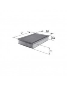 Filtre à air MECAFILTER ELP9464 adaptable PSA | Mongrossisteauto.com