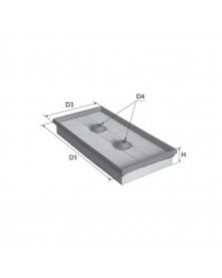 Filtre à air MECAFILTER ELP9453 adaptable VAG | Mongrossisteauto.com
