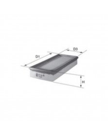 Filtre à air MECAFILTER ELP9438 adaptable PSA | Mongrossisteauto.com