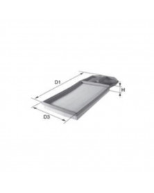 Filtre à air MECAFILTER ELP9437 adaptable IVECO | Mongrossisteauto.com
