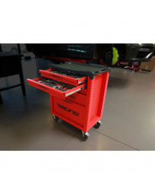 Servante atelier, Racing, 5 tiroirs + 184 outils inclus - KSTOOLS | Mongrossisteauto.com