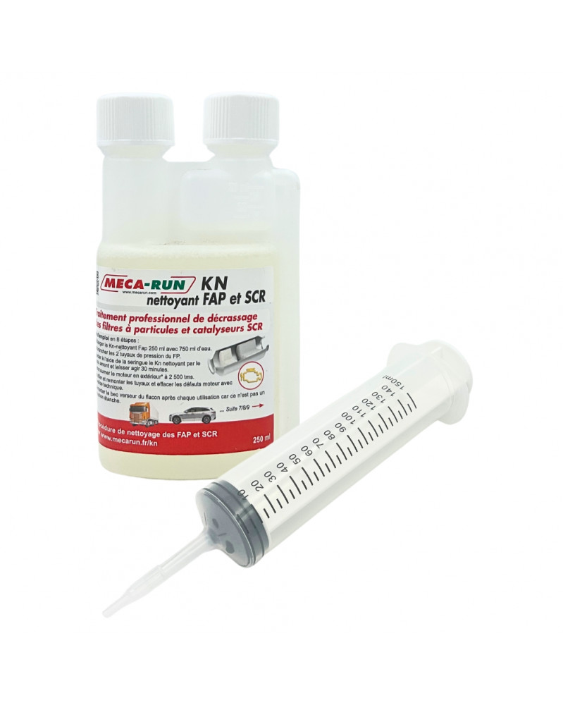 Nettoyant FAP, catalyseur SCR, 250ml - Mecarun | Mongrossisteauto.com